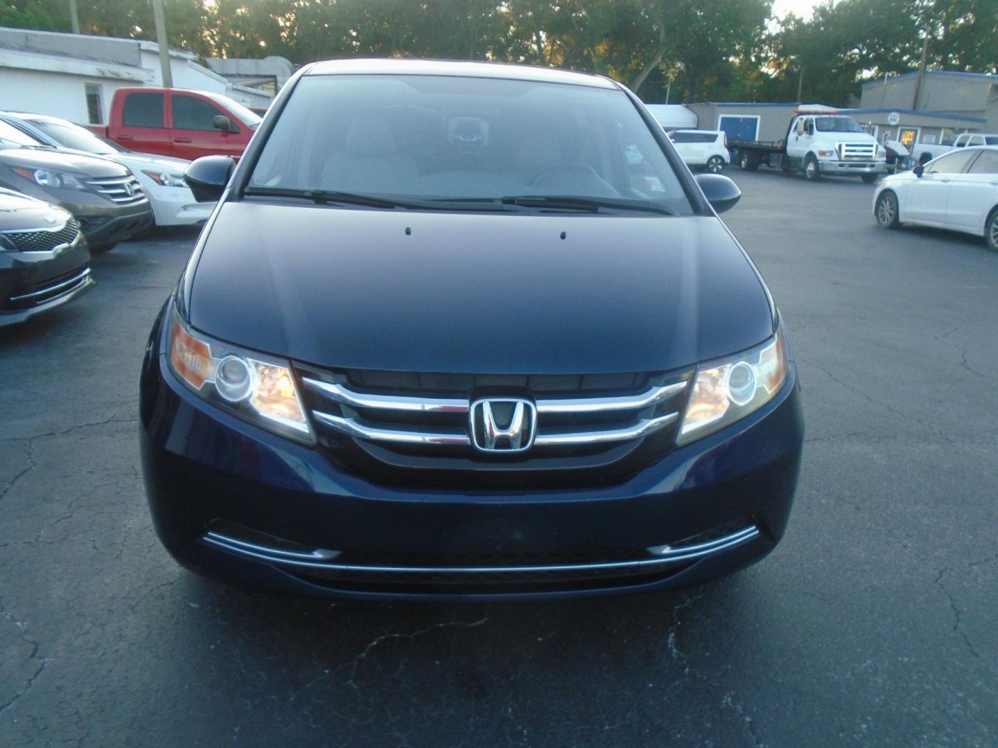 2015 Honda Odyssey EX (5FNRL5H4XFB) with an 3.5L V6 SOHC 24V engine, 6-Speed Automatic transmission, located at 6112 N Florida Avenue, Tampa, FL, 33604, (888) 521-5131, 27.954929, -82.459534 - Photo#1