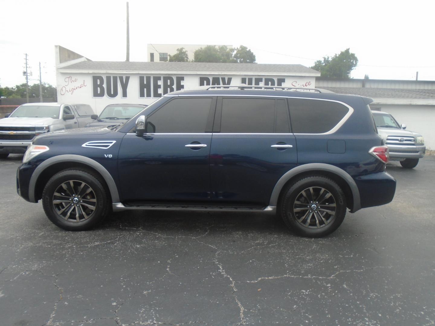 2017 Nissan Armada SL 2WD (JN8AY2NF4H9) with an 5.6L V8 DOHC 32V engine, 7A transmission, located at 6112 N Florida Avenue, Tampa, FL, 33604, (888) 521-5131, 27.954929, -82.459534 - Photo#1