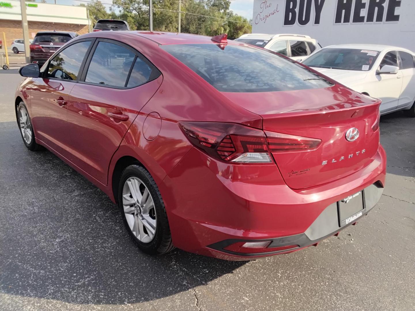 2019 RED /Beige Hyundai Elantra Limited (5NPD84LF2KH) with an 1.8L L4 DOHC 16V engine, 6A transmission, located at 6112 N Florida Avenue, Tampa, FL, 33604, (888) 521-5131, 27.954929, -82.459534 - 499$ down plus tax & tag. - Photo#7