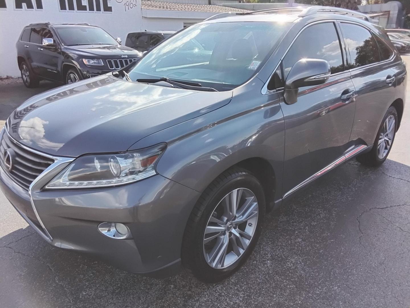 2015 GRAY /Black Lexus RX 350 FWD (2T2ZK1BA8FC) with an 3.5L V6 DOHC 24V engine, 6-Speed Automatic transmission, located at 6112 N Florida Avenue, Tampa, FL, 33604, (888) 521-5131, 27.954929, -82.459534 - 499$ down plus tax & tag. - Photo#2