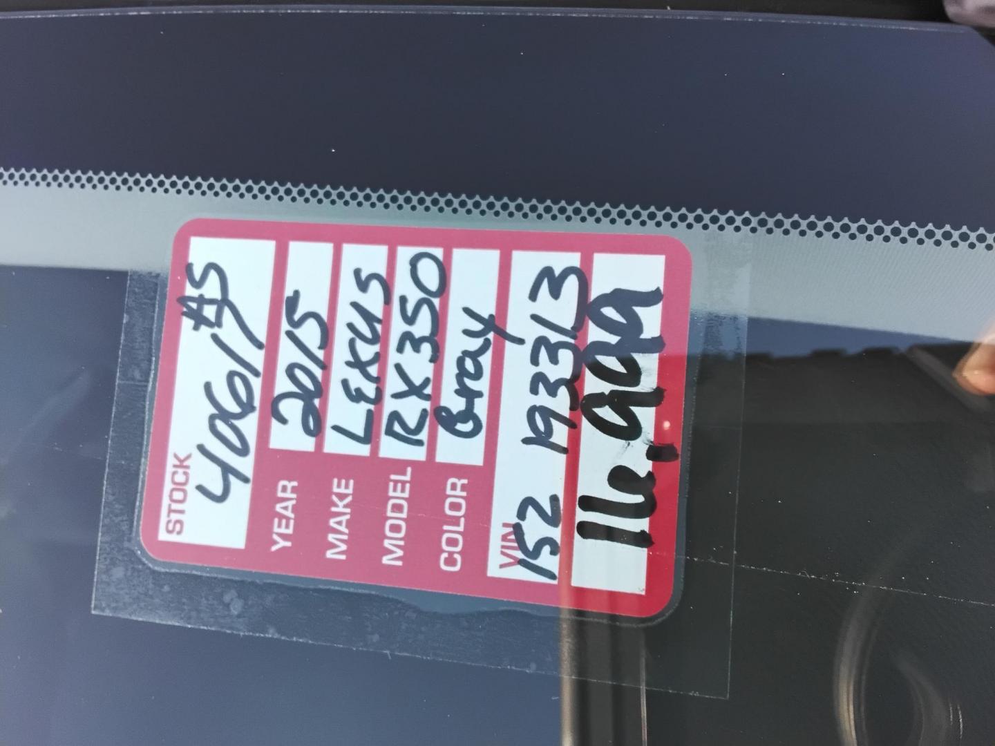 2015 GRAY /Black Lexus RX 350 FWD (2T2ZK1BA8FC) with an 3.5L V6 DOHC 24V engine, 6-Speed Automatic transmission, located at 6112 N Florida Avenue, Tampa, FL, 33604, (888) 521-5131, 27.954929, -82.459534 - 499$ down plus tax & tag. - Photo#26