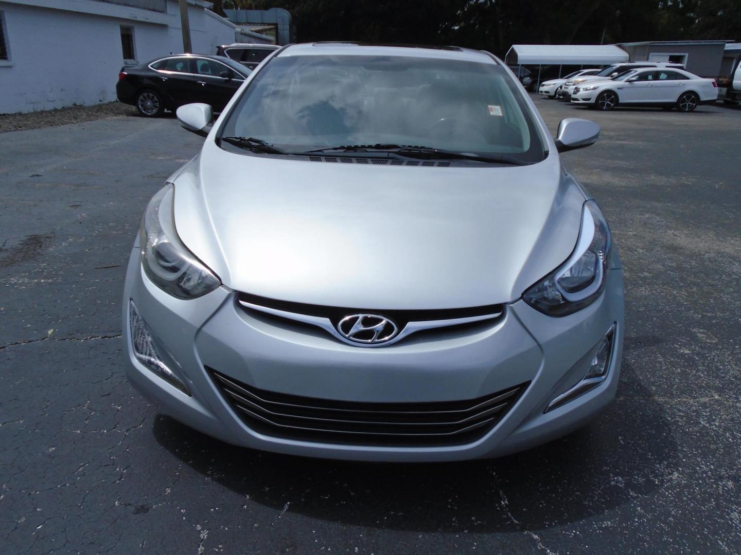 2015 SILVER /Grey Hyundai Elantra (KMHDH4AH5FU) , located at 6112 N Florida Avenue, Tampa, FL, 33604, (888) 521-5131, 27.954929, -82.459534 - 499$ down plus tax & tag. - Photo#1