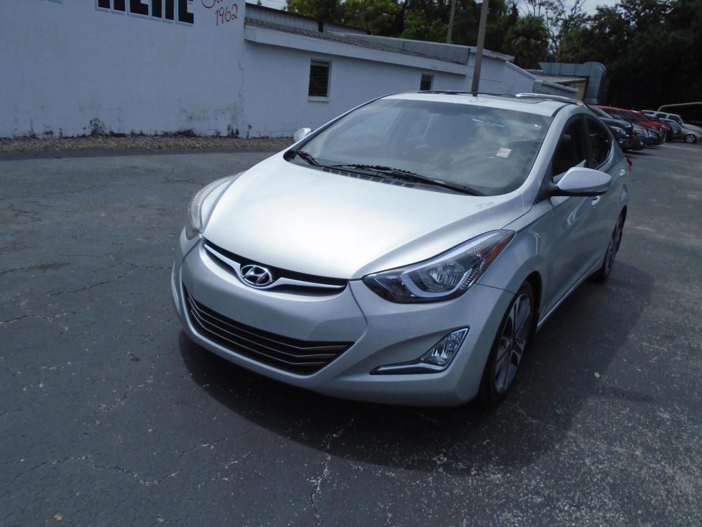 2015 SILVER /Grey Hyundai Elantra (KMHDH4AH5FU) , located at 6112 N Florida Avenue, Tampa, FL, 33604, (888) 521-5131, 27.954929, -82.459534 - 499$ down plus tax & tag. - Photo#2