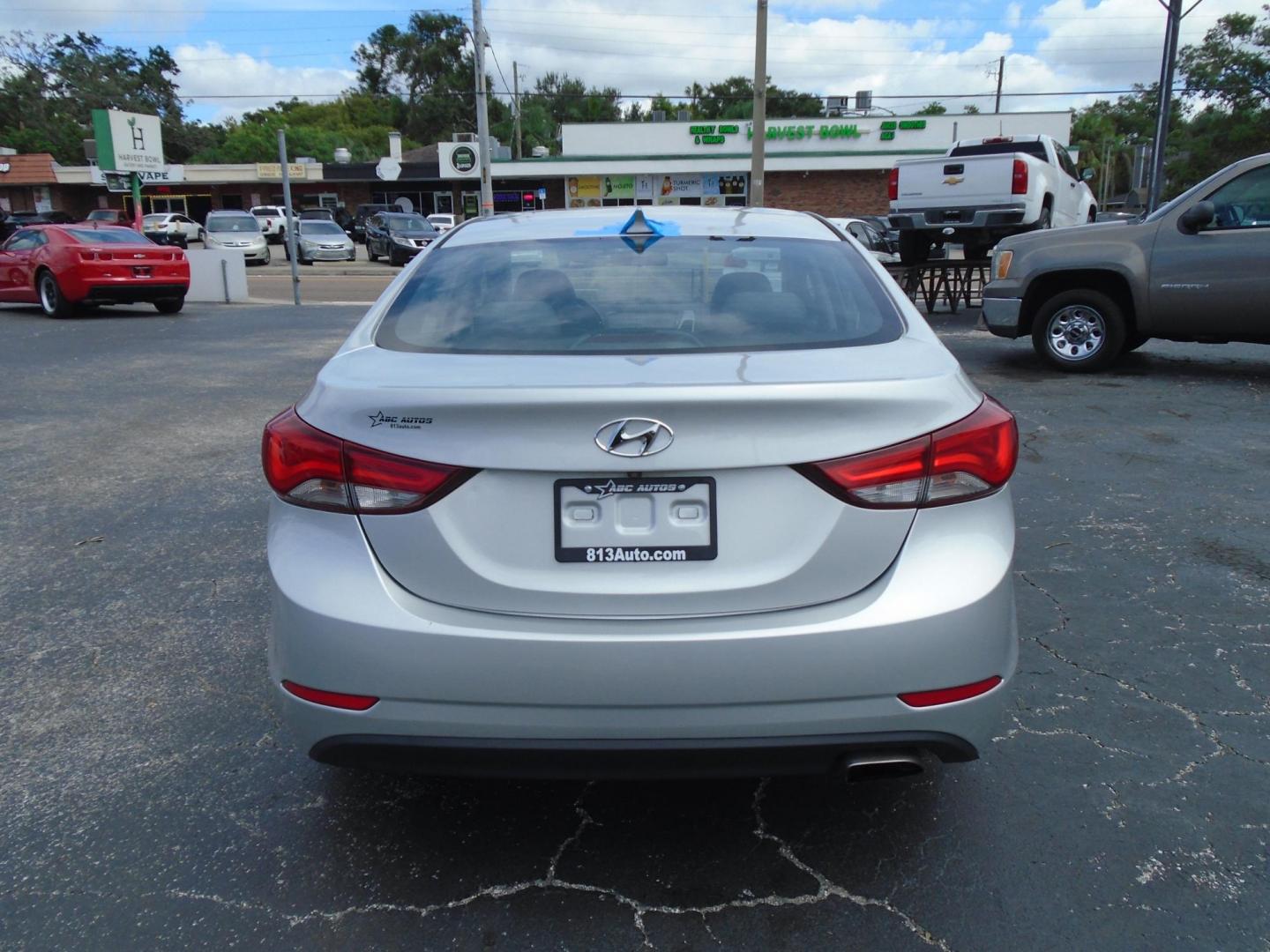 2015 SILVER /Grey Hyundai Elantra (KMHDH4AH5FU) , located at 6112 N Florida Avenue, Tampa, FL, 33604, (888) 521-5131, 27.954929, -82.459534 - 499$ down plus tax & tag. - Photo#6