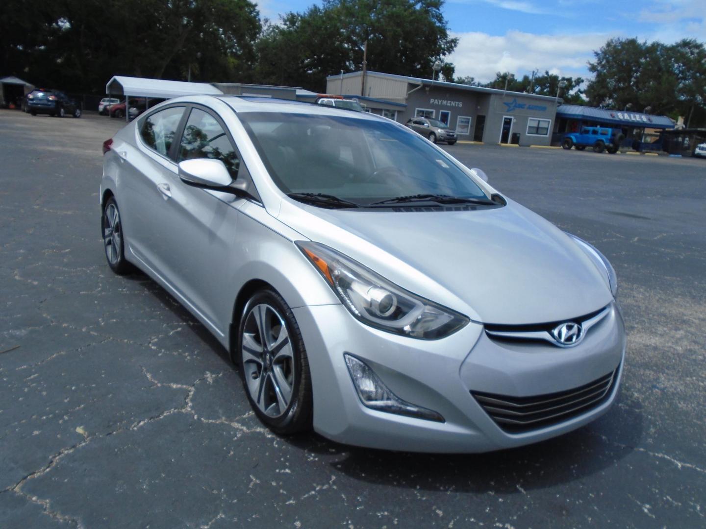 2015 SILVER /Grey Hyundai Elantra (KMHDH4AH5FU) , located at 6112 N Florida Avenue, Tampa, FL, 33604, (888) 521-5131, 27.954929, -82.459534 - 499$ down plus tax & tag. - Photo#3