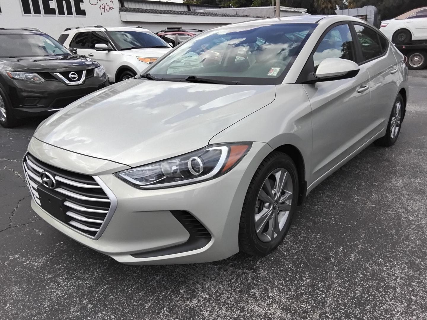 2017 TAN /Beige Hyundai Elantra Limited (KMHD84LF1HU) with an 1.8L L4 DOHC 16V engine, 6A transmission, located at 6112 N Florida Avenue, Tampa, FL, 33604, (888) 521-5131, 27.954929, -82.459534 - 499$ DOWN PLUS TAX & TAG. - Photo#1