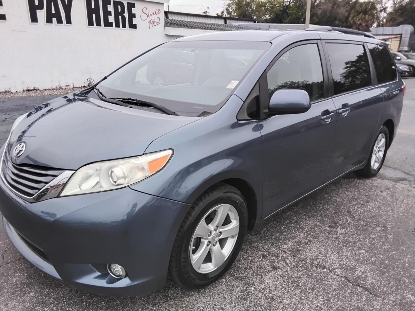2015 BLUE /Beige Toyota Sienna (5TDKK3DC0FS) , located at 6112 N Florida Avenue, Tampa, FL, 33604, (888) 521-5131, 27.954929, -82.459534 - $499 down plus tax & tag. - Photo#2