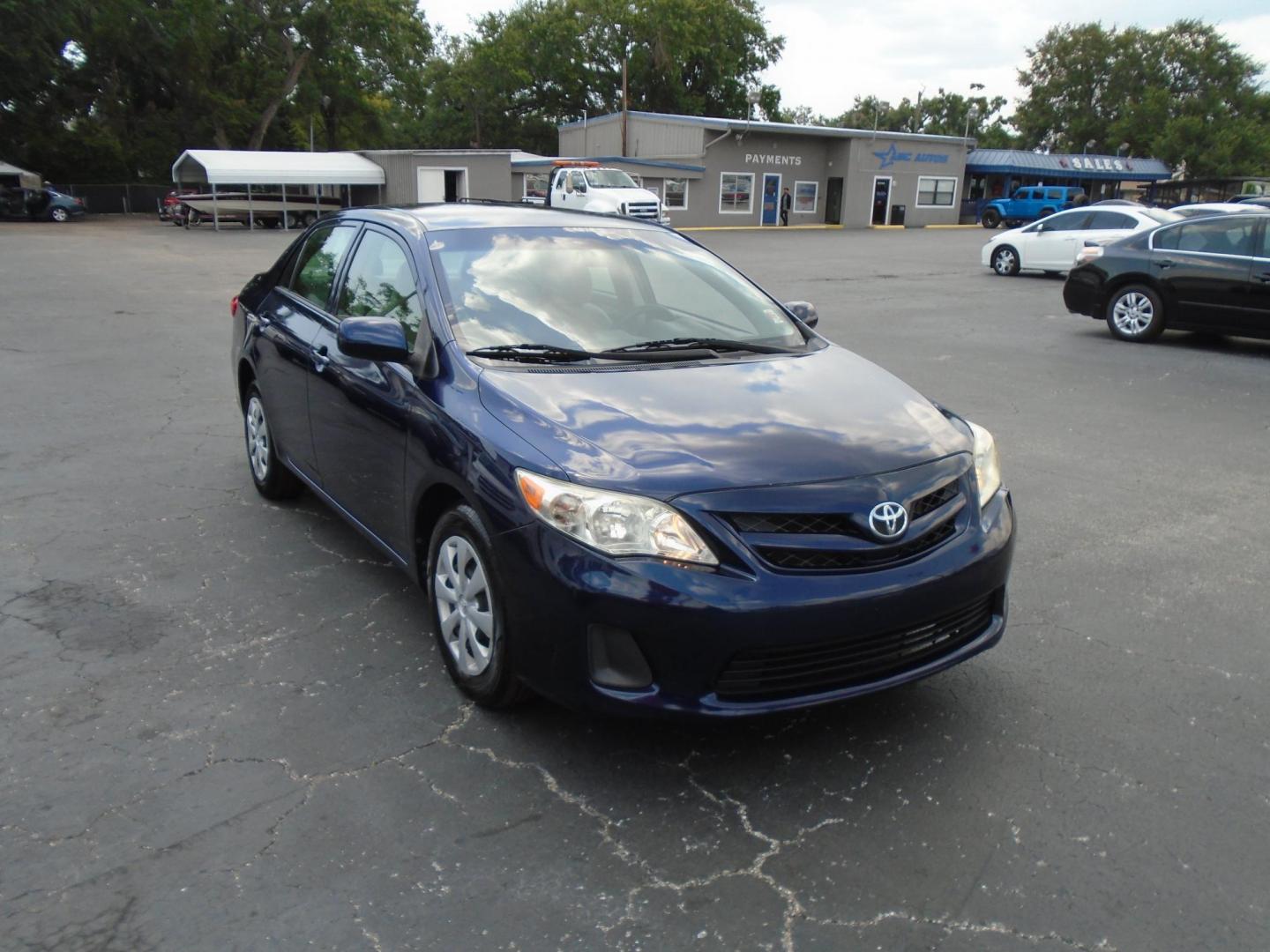 2012 Blue Toyota Corolla S 4-Speed AT (JTDBU4EE6C9) with an 1.8L L4 DOHC 16V engine, 4-Speed Automatic transmission, located at 6112 N Florida Avenue, Tampa, FL, 33604, (888) 521-5131, 27.954929, -82.459534 - Photo#2