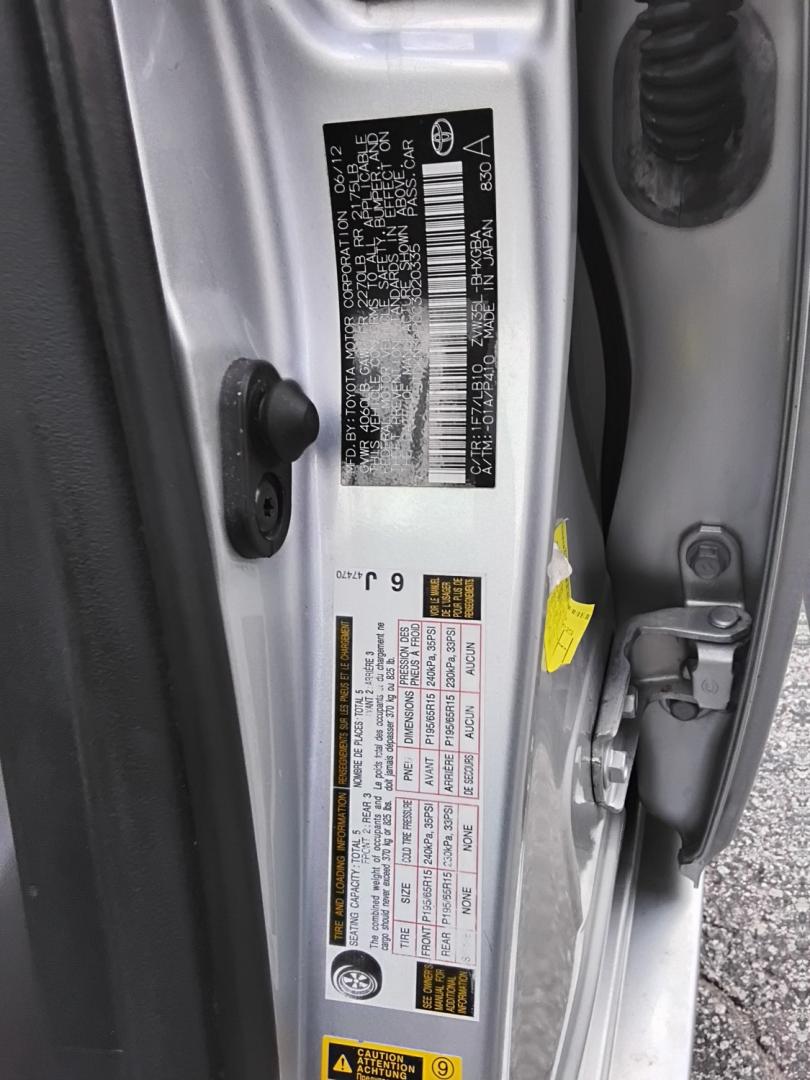 2012 SILVER /Black Toyota Prius (JTDKN3DP0C3) , located at 6112 N Florida Avenue, Tampa, FL, 33604, (888) 521-5131, 27.954929, -82.459534 - $499 DOWN PLUS TAX & TAG- Photo#24