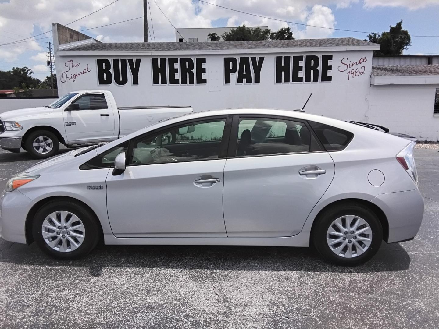 2012 SILVER /Black Toyota Prius (JTDKN3DP0C3) , located at 6112 N Florida Avenue, Tampa, FL, 33604, (888) 521-5131, 27.954929, -82.459534 - $499 DOWN PLUS TAX & TAG- Photo#0