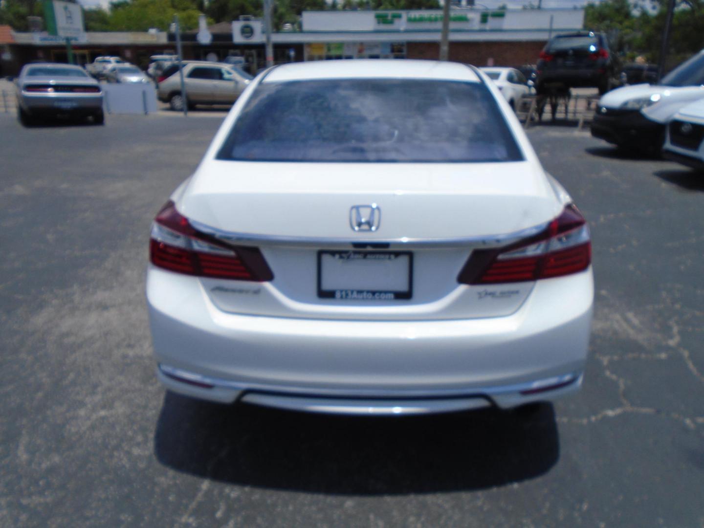2017 WHITE Honda Accord LX Sedan CVT (1HGCR2F30HA) with an 2.4L L4 DOHC 16V engine, CVT transmission, located at 6112 N Florida Avenue, Tampa, FL, 33604, (888) 521-5131, 27.954929, -82.459534 - Photo#10