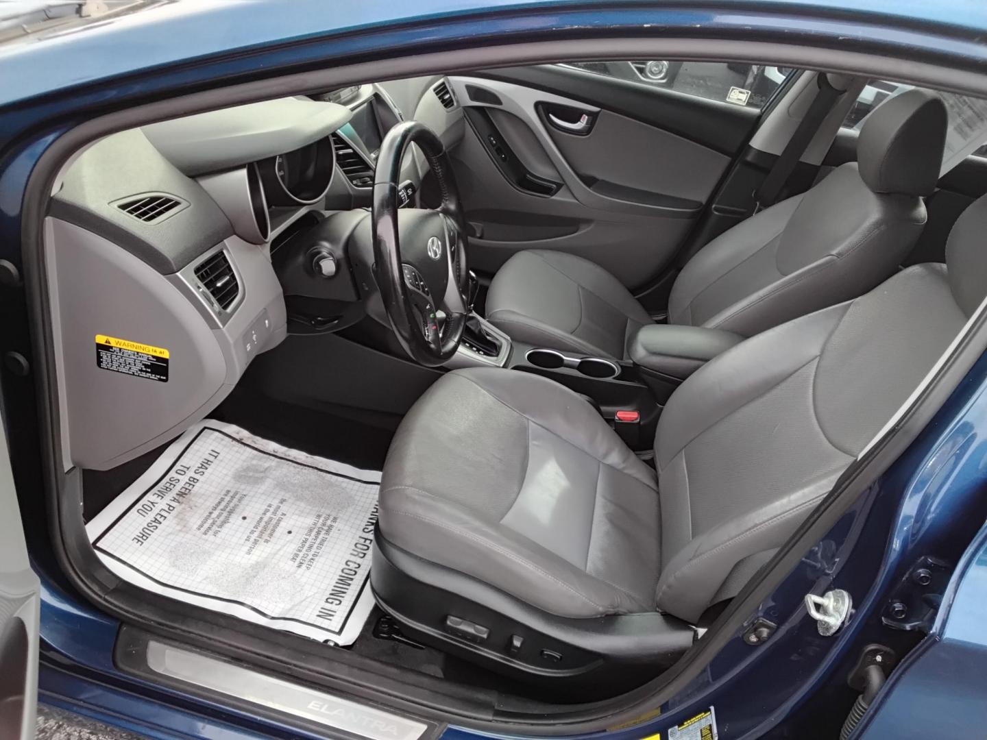 2015 DK BLUE /Grey Hyundai Elantra (KMHDH4AEXFU) , located at 6112 N Florida Avenue, Tampa, FL, 33604, (888) 521-5131, 27.954929, -82.459534 - $499 down plus tax & tag. - Photo#11