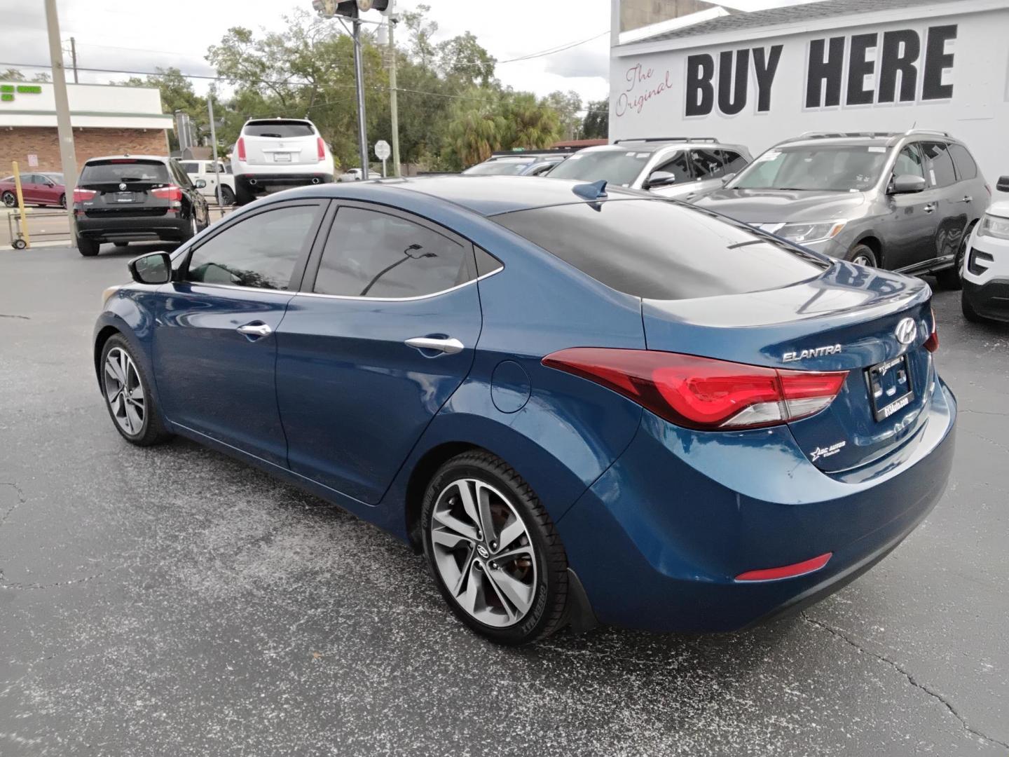 2015 DK BLUE /Grey Hyundai Elantra (KMHDH4AEXFU) , located at 6112 N Florida Avenue, Tampa, FL, 33604, (888) 521-5131, 27.954929, -82.459534 - $499 down plus tax & tag. - Photo#6