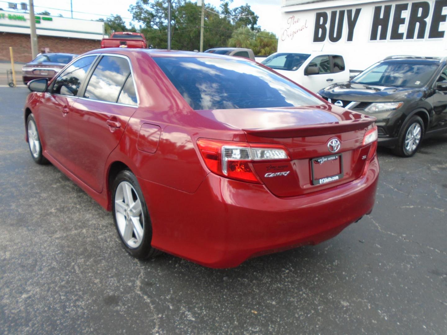 2012 RED /Black Toyota Camry (4T1BF1FK7CU) , located at 6112 N Florida Avenue, Tampa, FL, 33604, (888) 521-5131, 27.954929, -82.459534 - 499$ down plus tax & tag. - Photo#5