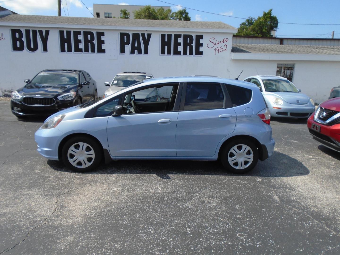 2009 Blue /GREY Honda Fit (JHMGE88289C) , located at 6112 N Florida Avenue, Tampa, FL, 33604, (888) 521-5131, 27.954929, -82.459534 - 499$ down plus tag & tax. - Photo#0