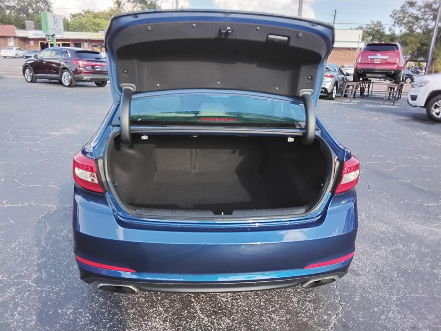 2015 Blue /Grey Hyundai Sonata (5NPE34AF6FH) , located at 6112 N Florida Avenue, Tampa, FL, 33604, (888) 521-5131, 27.954929, -82.459534 - 499$ DOWN PLUS TAX & TAG. - Photo#9