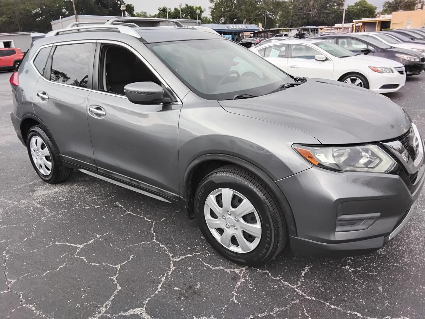 2017 GRAY /Grey Nissan Rogue (5N1AT2MT9HC) , located at 6112 N Florida Avenue, Tampa, FL, 33604, (888) 521-5131, 27.954929, -82.459534 - $499 down plus tax & tag.- Photo#3