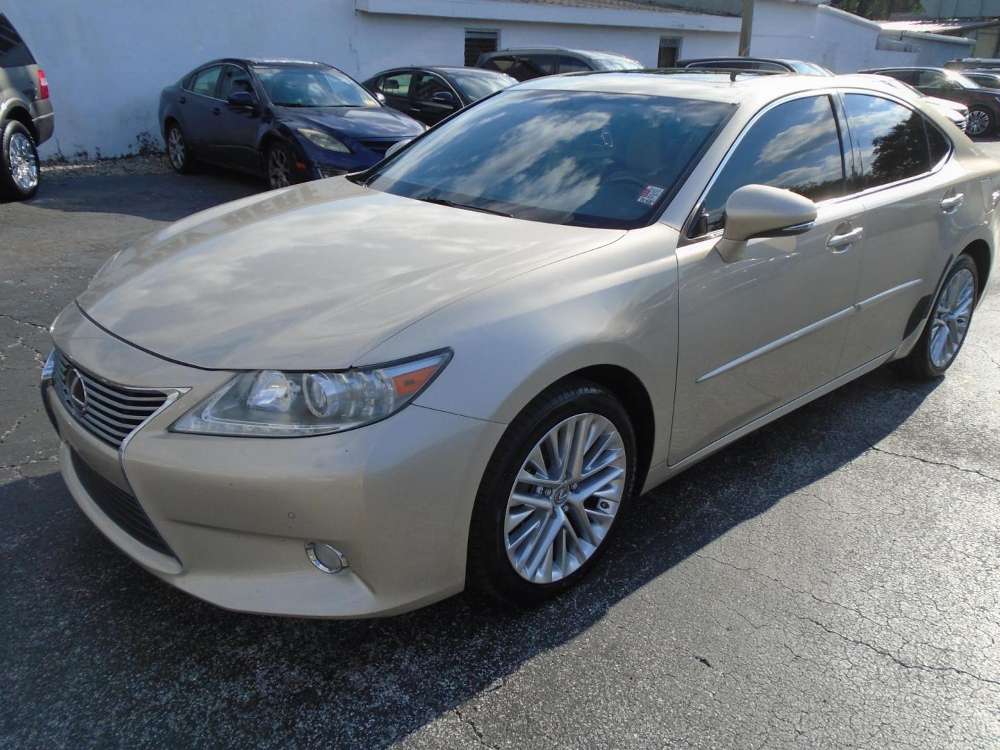 2013 Gold /Beige Lexus ES 350 (JTHBK1GG3D2) , located at 6112 N Florida Avenue, Tampa, FL, 33604, (888) 521-5131, 27.954929, -82.459534 - 499$ Down plus tax & tag. - Photo#2