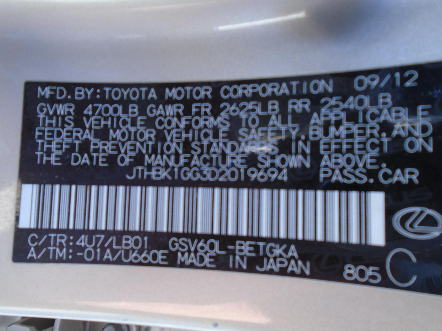 2013 Gold /Beige Lexus ES 350 (JTHBK1GG3D2) , located at 6112 N Florida Avenue, Tampa, FL, 33604, (888) 521-5131, 27.954929, -82.459534 - 499$ Down plus tax & tag. - Photo#27