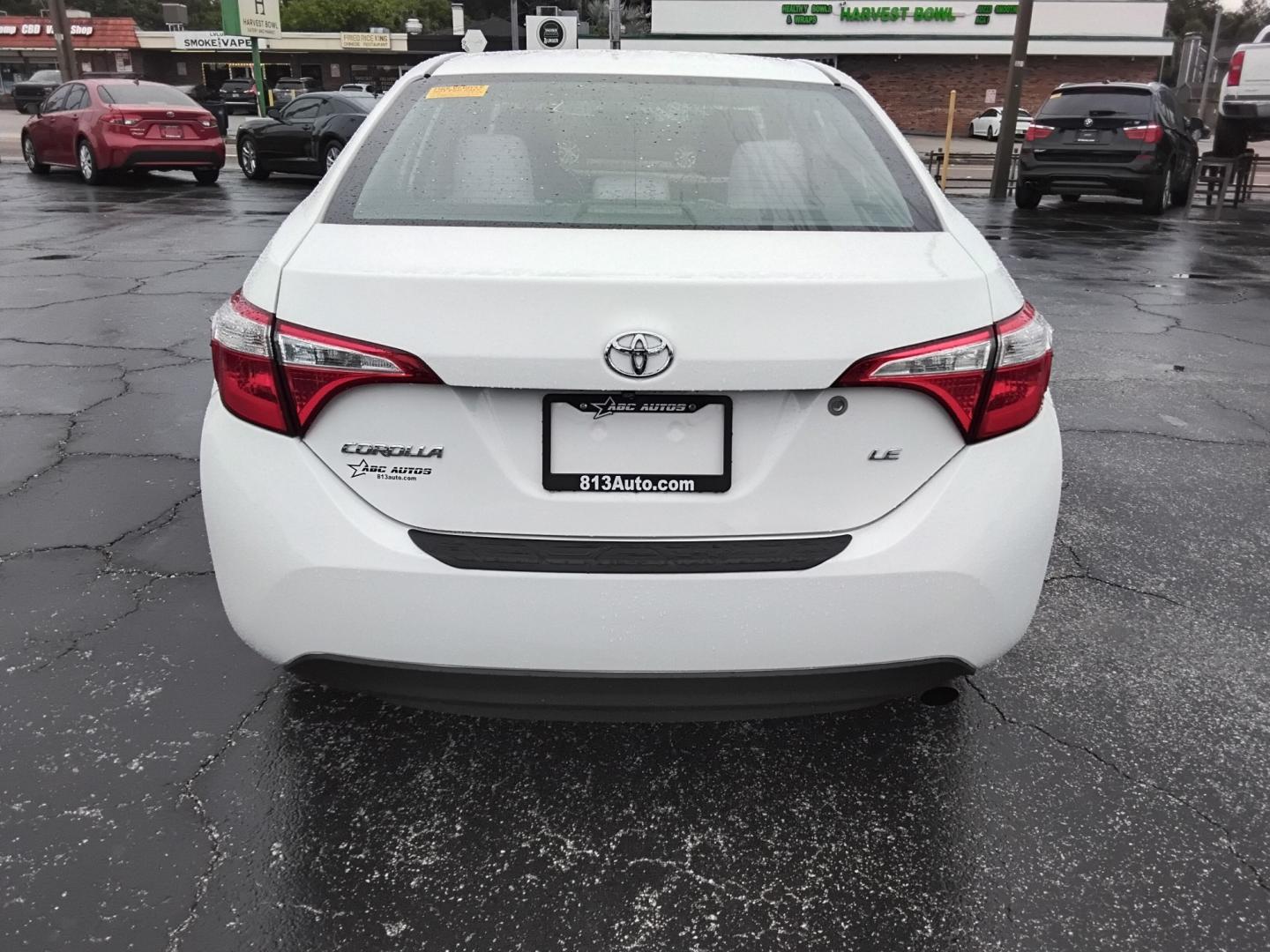2015 White /Grey Toyota Corolla (2T1BURHEXFC) , located at 6112 N Florida Avenue, Tampa, FL, 33604, (888) 521-5131, 27.954929, -82.459534 - $499 down plus tax & tag.- Photo#4