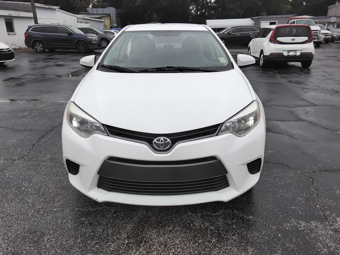 2015 White /Grey Toyota Corolla (2T1BURHEXFC) , located at 6112 N Florida Avenue, Tampa, FL, 33604, (888) 521-5131, 27.954929, -82.459534 - $499 down plus tax & tag.- Photo#1