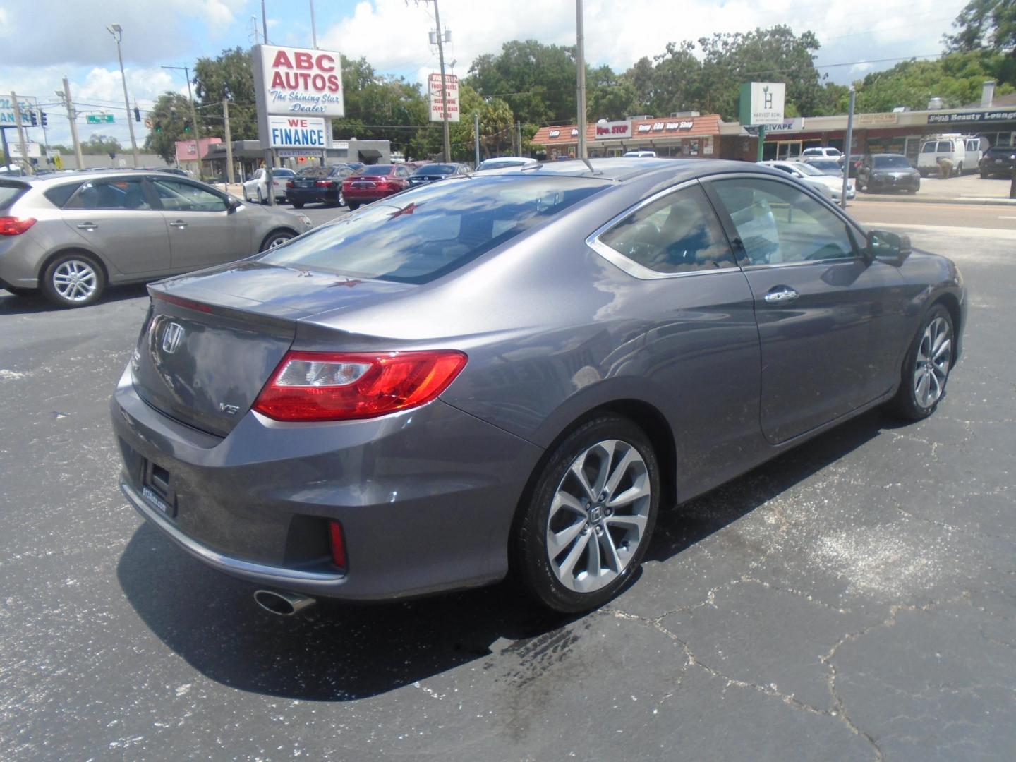 2015 Honda Accord EX-L V6 Coupe AT (1HGCT2B84FA) with an 3.5L V6 SOHC 24V engine, 6-Speed Automatic transmission, located at 6112 N Florida Avenue, Tampa, FL, 33604, (888) 521-5131, 27.954929, -82.459534 - Photo#7