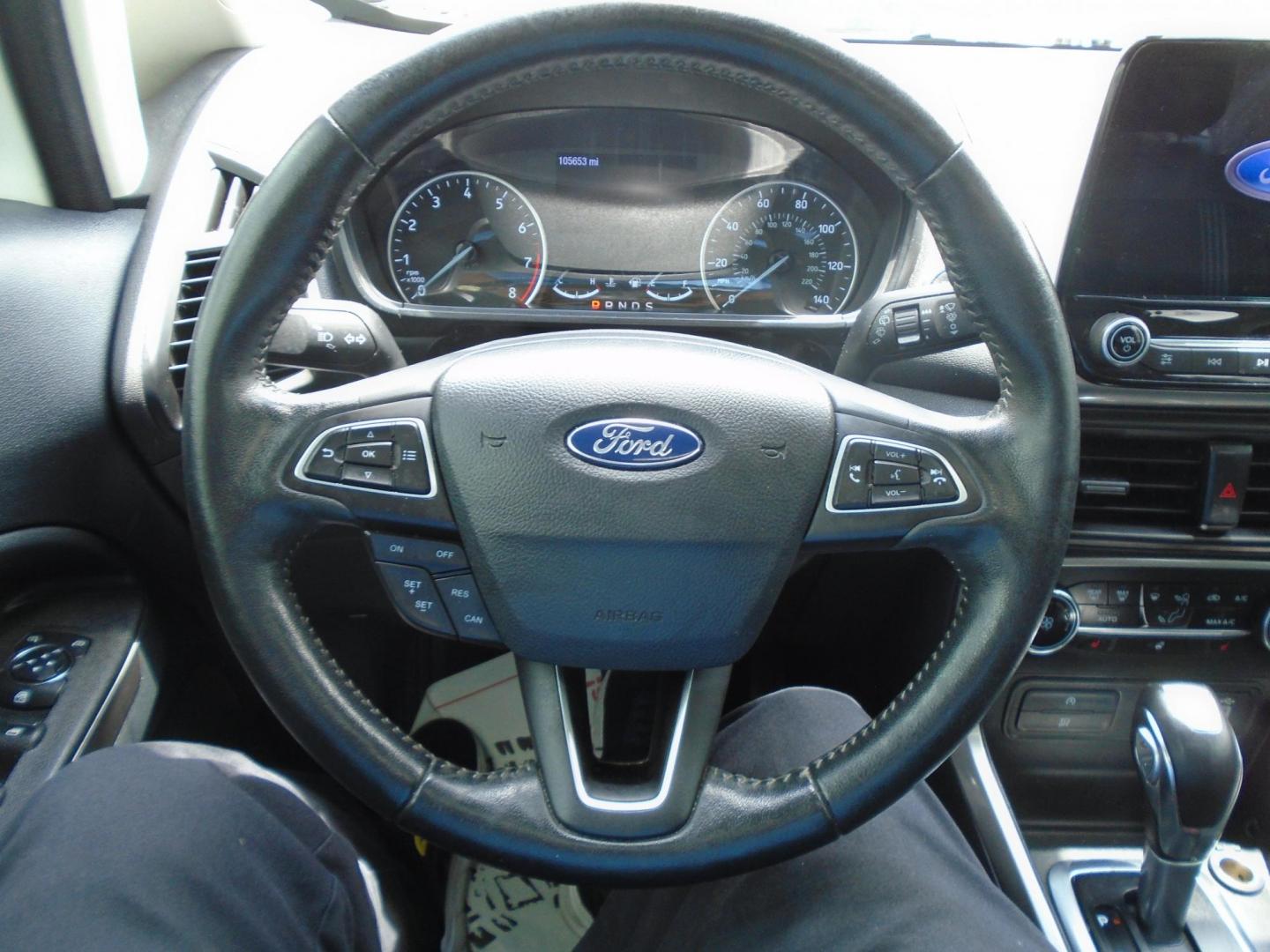 2020 WHITE /BLACK Ford EcoSport SES AWD (MAJ6S3JL2LC) with an 2.0L L4 DOHC 16V engine, 6A transmission, located at 6112 N Florida Avenue, Tampa, FL, 33604, (888) 521-5131, 27.954929, -82.459534 - 499 DOWN PLUS TAX & TAG - Photo#14