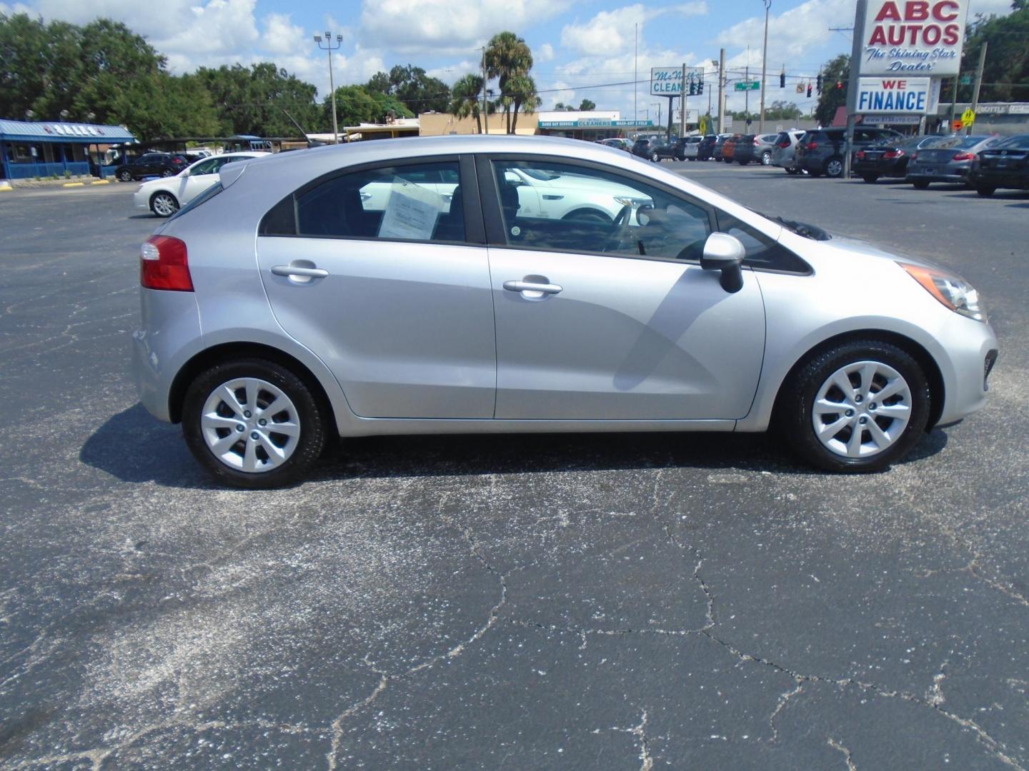 2013 Kia Rio5 LX (KNADM5A35D6) with an 1.6L L4 DOHC 16V engine, located at 6112 N Florida Avenue, Tampa, FL, 33604, (888) 521-5131, 27.954929, -82.459534 - Photo#0