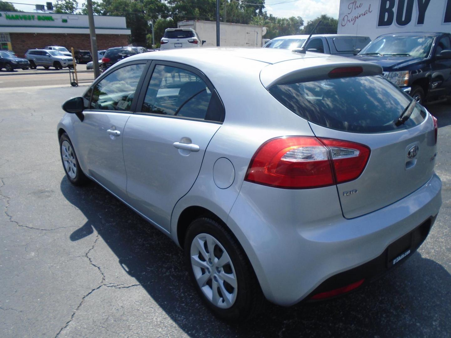 2013 Kia Rio5 LX (KNADM5A35D6) with an 1.6L L4 DOHC 16V engine, located at 6112 N Florida Avenue, Tampa, FL, 33604, (888) 521-5131, 27.954929, -82.459534 - Photo#12