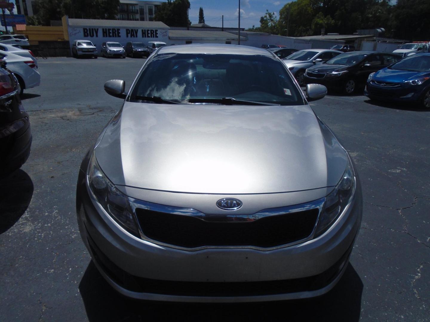 2012 Kia Optima EX (5XXGN4A75CG) with an 2.4L L4 DOHC 16V engine, 6-Speed Automatic transmission, located at 6112 N Florida Avenue, Tampa, FL, 33604, (888) 521-5131, 27.954929, -82.459534 - Photo#1