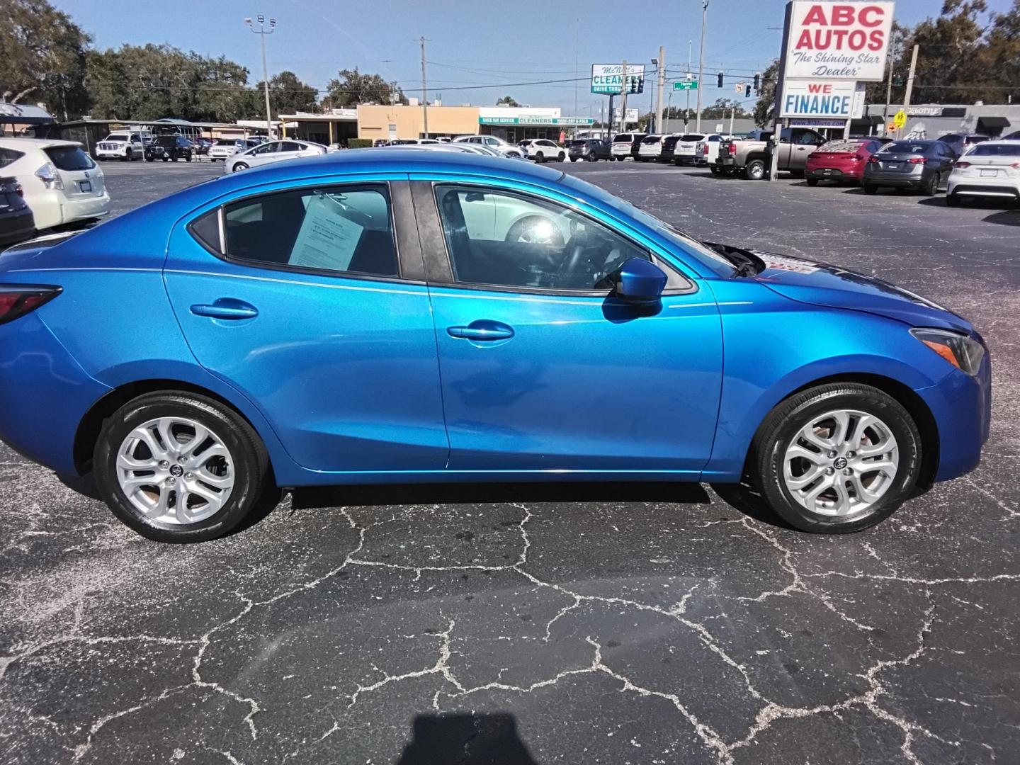 2017 BLUE /Grey Scion Yaris iA 6M (3MYDLBYV1HY) with an 1.5L L4 DOHC 16V engine, 6M transmission, located at 6112 N Florida Avenue, Tampa, FL, 33604, (888) 521-5131, 27.954929, -82.459534 - $499 down plus tax & tag. - Photo#7