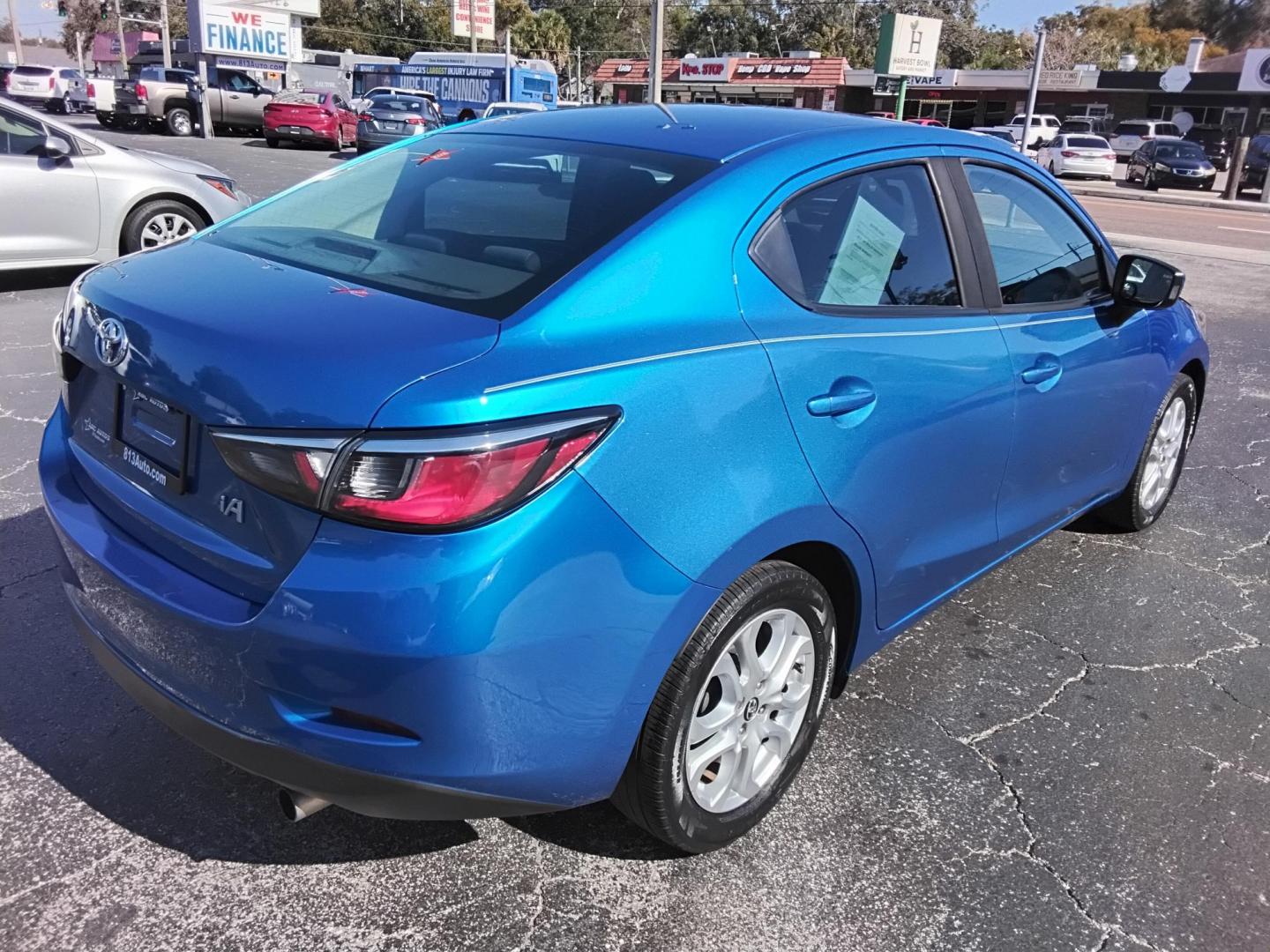 2017 BLUE /Grey Scion Yaris iA 6M (3MYDLBYV1HY) with an 1.5L L4 DOHC 16V engine, 6M transmission, located at 6112 N Florida Avenue, Tampa, FL, 33604, (888) 521-5131, 27.954929, -82.459534 - $499 down plus tax & tag. - Photo#9