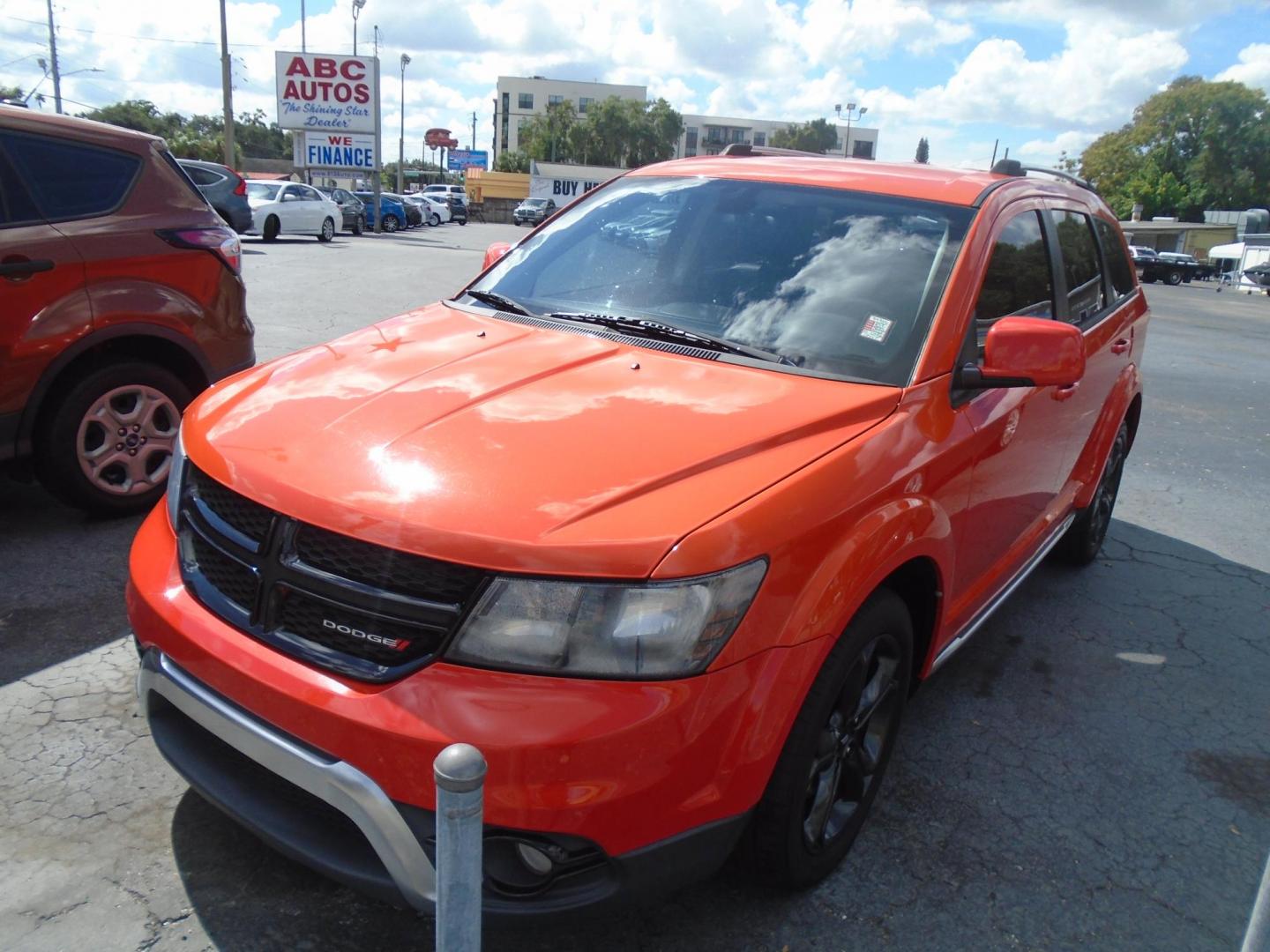 2018 Dodge Journey Crossroad FWD (3C4PDCGG6JT) with an 3.6L V6 DOHC 24V engine, 4A transmission, located at 6112 N Florida Avenue, Tampa, FL, 33604, (888) 521-5131, 27.954929, -82.459534 - Photo#1