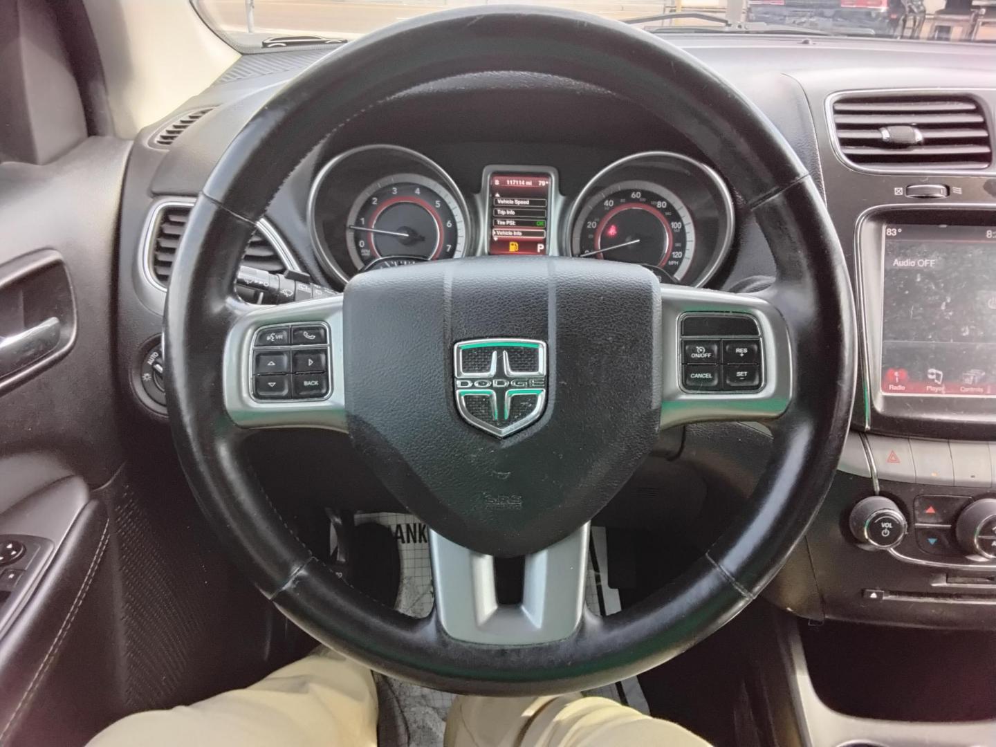 2018 Orange /Black Dodge Journey Crossroad FWD (3C4PDCGG6JT) with an 3.6L V6 DOHC 24V engine, 4A transmission, located at 6112 N Florida Avenue, Tampa, FL, 33604, (888) 521-5131, 27.954929, -82.459534 - 499$ down plus tax & tag. - Photo#14