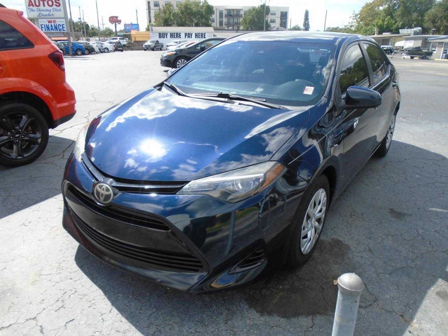 2018 Toyota Corolla XLE CVT (2T1BURHE4JC) with an 1.8L L4 DOHC 16V engine, CVT transmission, located at 6112 N Florida Avenue, Tampa, FL, 33604, (888) 521-5131, 27.954929, -82.459534 - Photo#0