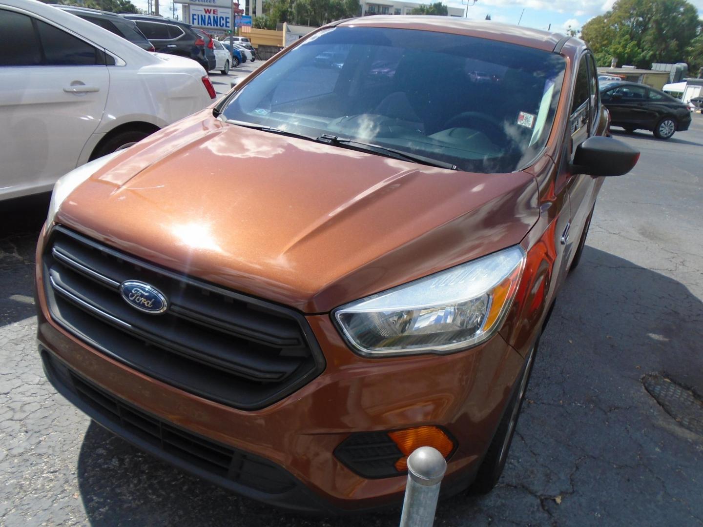 2017 Ford Escape S FWD (1FMCU0F75HU) with an 2.5L L4 DOHC 16V engine, 6A transmission, located at 6112 N Florida Avenue, Tampa, FL, 33604, (888) 521-5131, 27.954929, -82.459534 - Photo#0