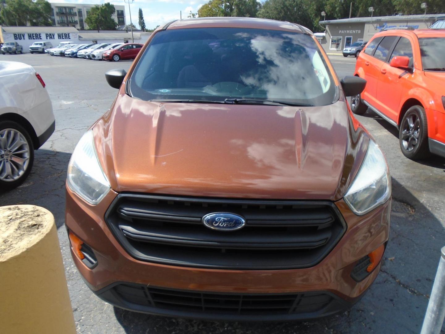 2017 Ford Escape S FWD (1FMCU0F75HU) with an 2.5L L4 DOHC 16V engine, 6A transmission, located at 6112 N Florida Avenue, Tampa, FL, 33604, (888) 521-5131, 27.954929, -82.459534 - Photo#1