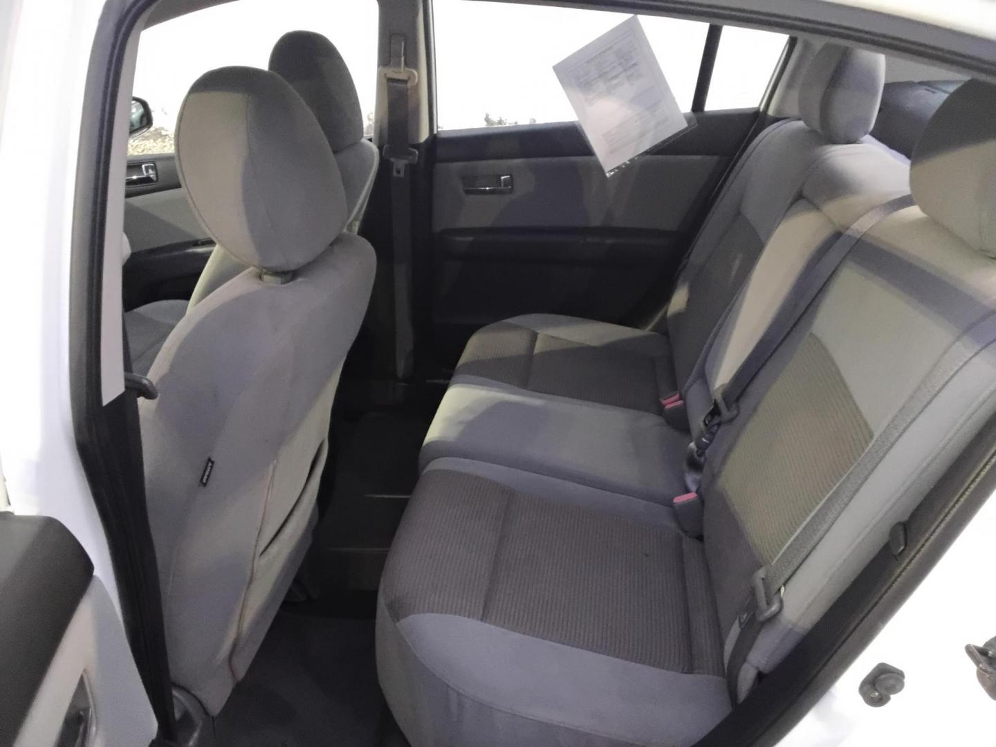 2012 White /Grey Nissan Sentra 2.0 (3N1AB6AP1CL) with an 2.0L L4 DOHC 16V engine, Continuously Variable Transmission transmission, located at 6112 N Florida Avenue, Tampa, FL, 33604, (888) 521-5131, 27.954929, -82.459534 - $499 DOWN PLUS TAX & TAG. - Photo#12