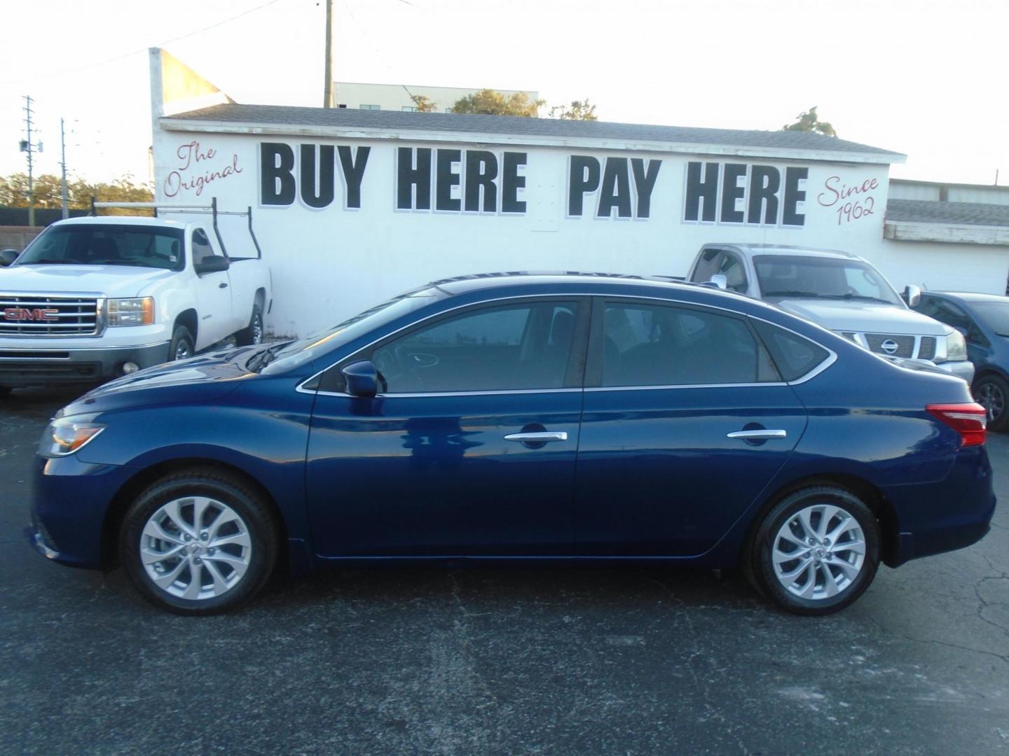 2018 Nissan Sentra S CVT (3N1AB7AP1JL) with an 1.8L L4 SFI DOHC 16V engine, CVT transmission, located at 6112 N Florida Avenue, Tampa, FL, 33604, (888) 521-5131, 27.954929, -82.459534 - Photo#0