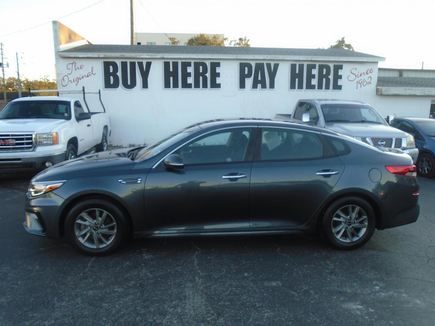 2020 Kia Optima LX (5XXGT4L32LG) with an 2.4L L4 DOHC 16V engine, 6A transmission, located at 6112 N Florida Avenue, Tampa, FL, 33604, (888) 521-5131, 27.954929, -82.459534 - Photo#0