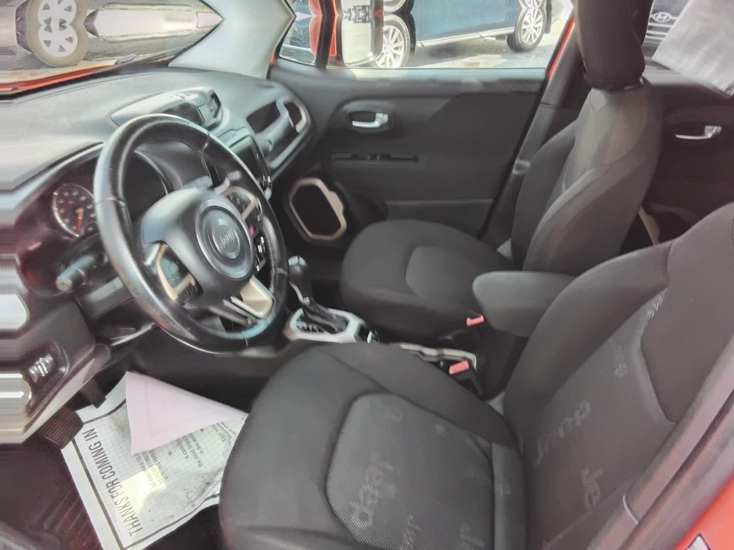 2017 ORANGE /Black Jeep Renegade Latitude FWD (ZACCJABB7HP) with an 2.4L L4 DOHC 16V engine, 6M transmission, located at 6112 N Florida Avenue, Tampa, FL, 33604, (888) 521-5131, 27.954929, -82.459534 - $499 DOWN PLUS TAX & TAG.- Photo#7