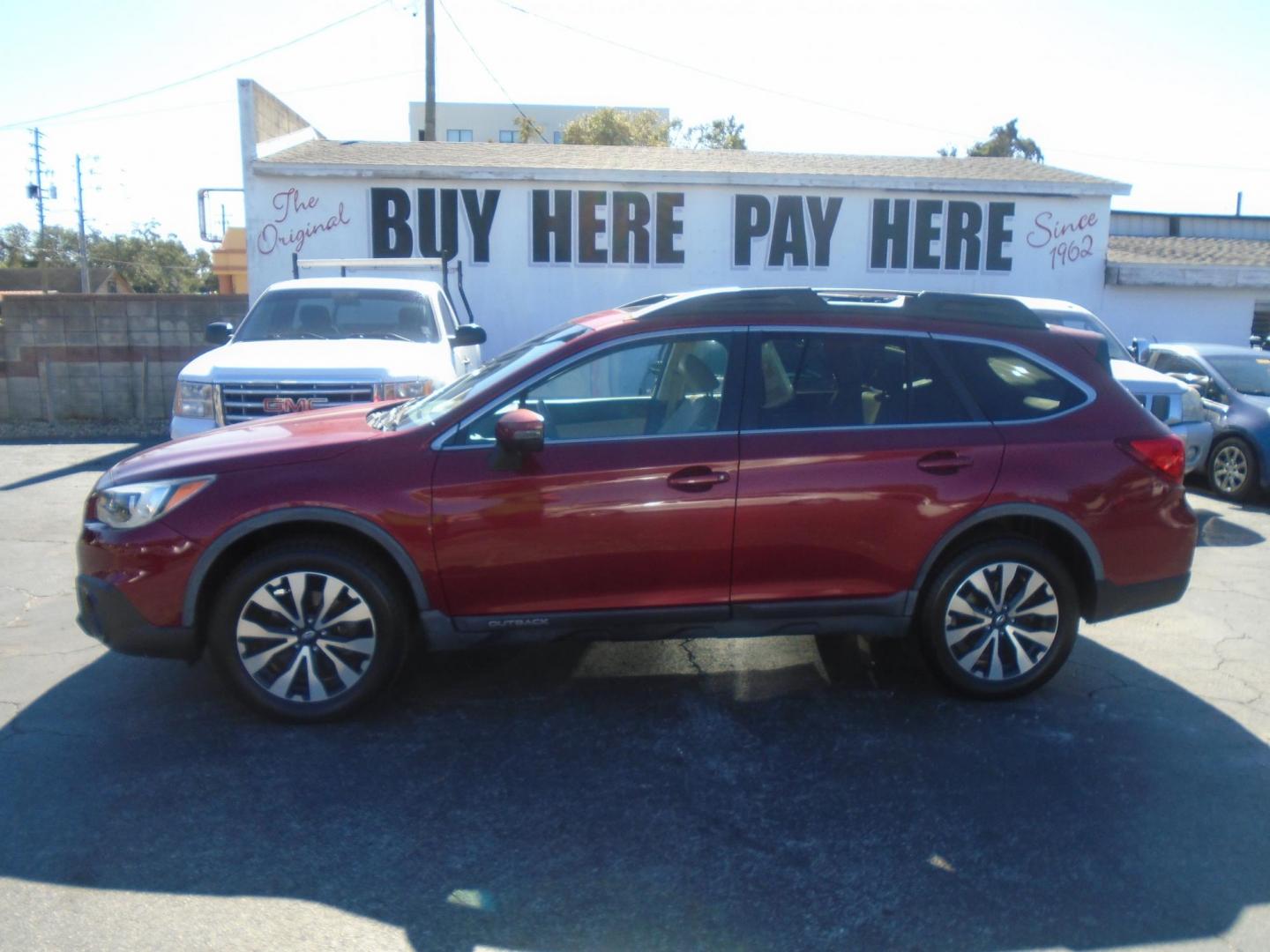 2015 Subaru Outback 3.6R Limited (4S4BSENC6F3) with an 3.6L H6 DOHC 24V engine, 6-Speed Automatic transmission, located at 6112 N Florida Avenue, Tampa, FL, 33604, (888) 521-5131, 27.954929, -82.459534 - Photo#0