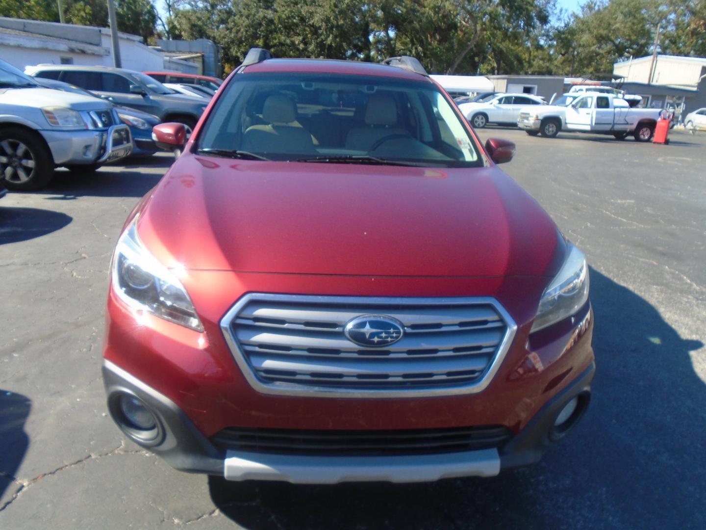 2015 Subaru Outback 3.6R Limited (4S4BSENC6F3) with an 3.6L H6 DOHC 24V engine, 6-Speed Automatic transmission, located at 6112 N Florida Avenue, Tampa, FL, 33604, (888) 521-5131, 27.954929, -82.459534 - Photo#1