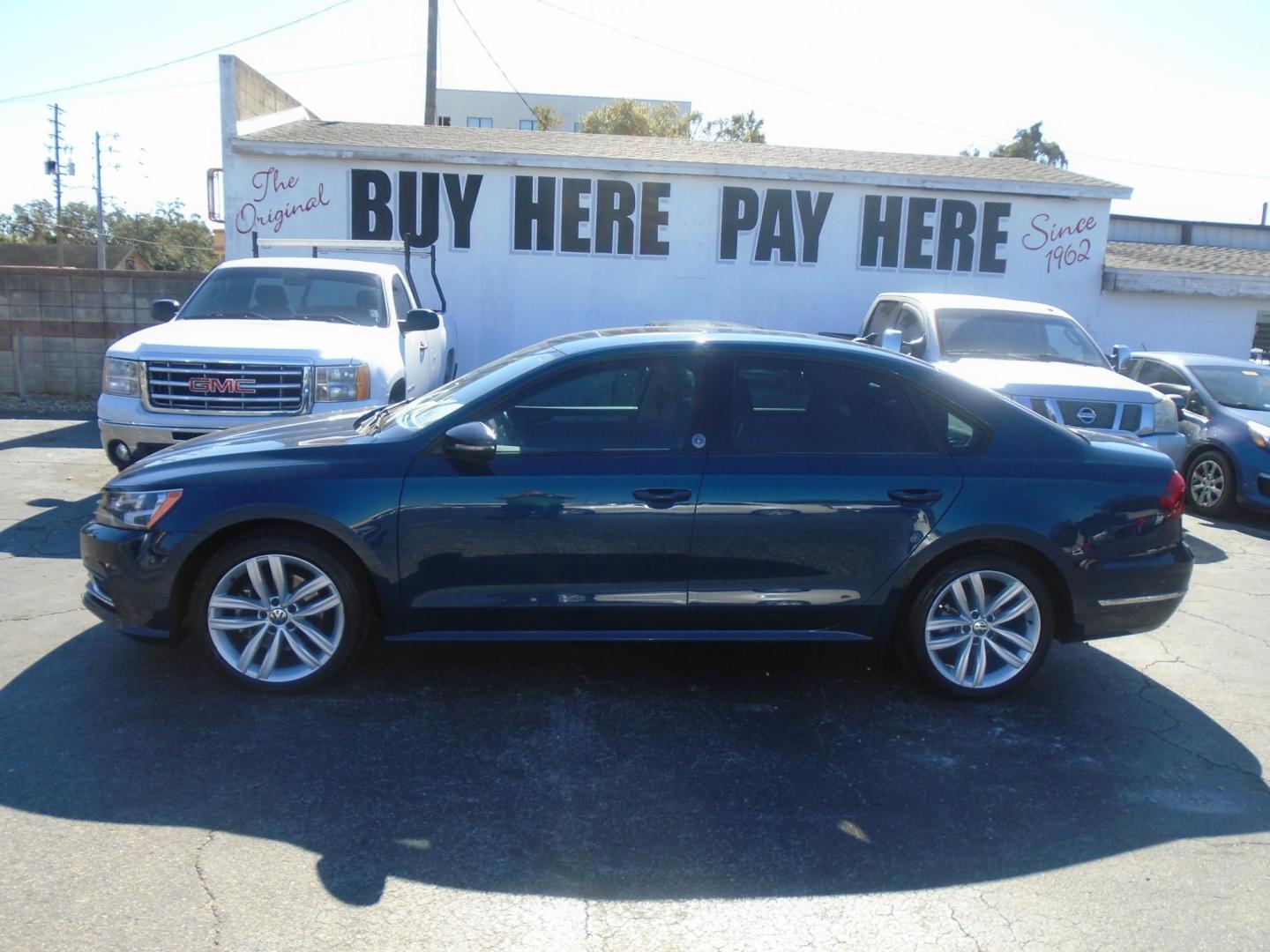 2019 Volkswagen Passat Wolfsburg Edition (1VWLA7A37KC) with an 2.0L L4 DOHC 16V engine, 6A transmission, located at 6112 N Florida Avenue, Tampa, FL, 33604, (888) 521-5131, 27.954929, -82.459534 - Photo#0