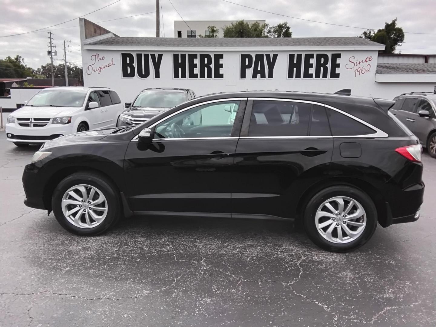2016 BLACK /Black Acura RDX 6-Spd AT w/ Technology Package (5J8TB3H58GL) with an 2.3L L4 DOHC 16V engine, 6-Speed Automatic transmission, located at 6112 N Florida Avenue, Tampa, FL, 33604, (888) 521-5131, 27.954929, -82.459534 - 499$ down plus tax & tag. - Photo#0