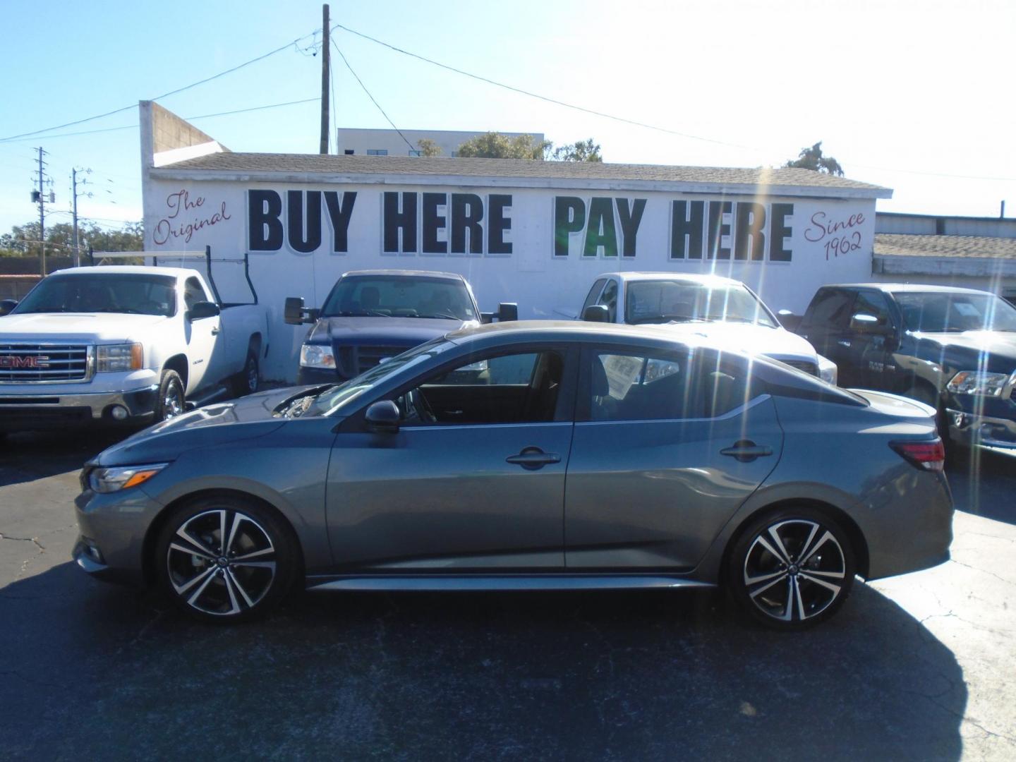 2020 Nissan Sentra SR (3N1AB8DVXLY) with an 1.8L L4 SFI DOHC 16V engine, CVT transmission, located at 6112 N Florida Avenue, Tampa, FL, 33604, (888) 521-5131, 27.954929, -82.459534 - Photo#0