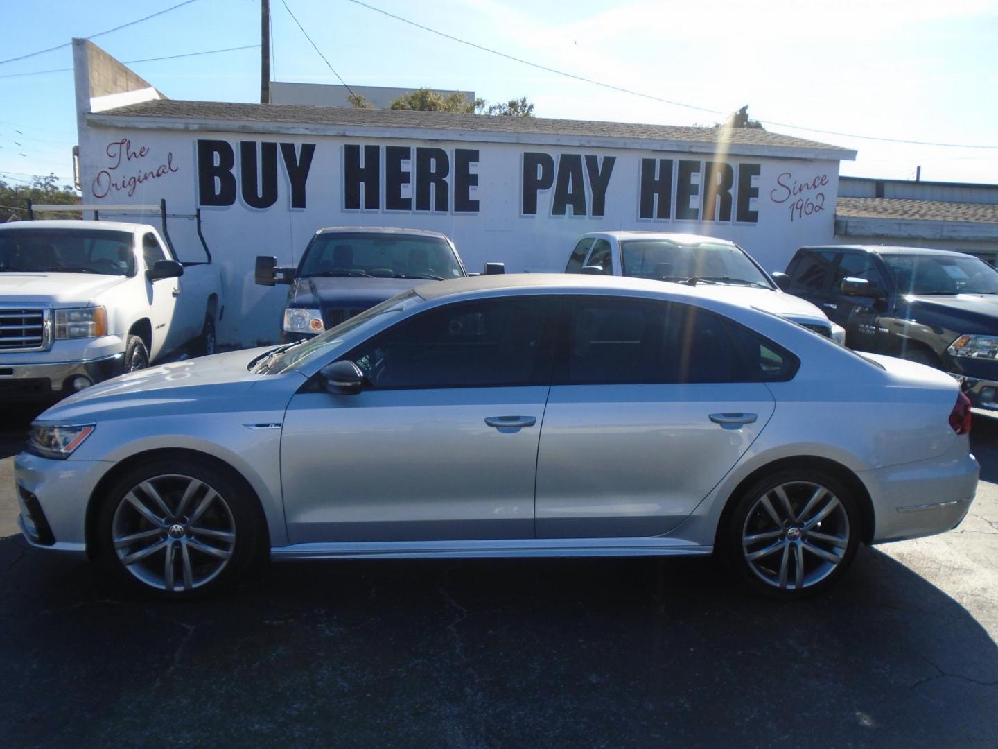 2018 Volkswagen Passat R-Line (1VWAA7A34JC) with an 2.0L L4 DOHC 16V engine, 6A transmission, located at 6112 N Florida Avenue, Tampa, FL, 33604, (888) 521-5131, 27.954929, -82.459534 - Photo#0