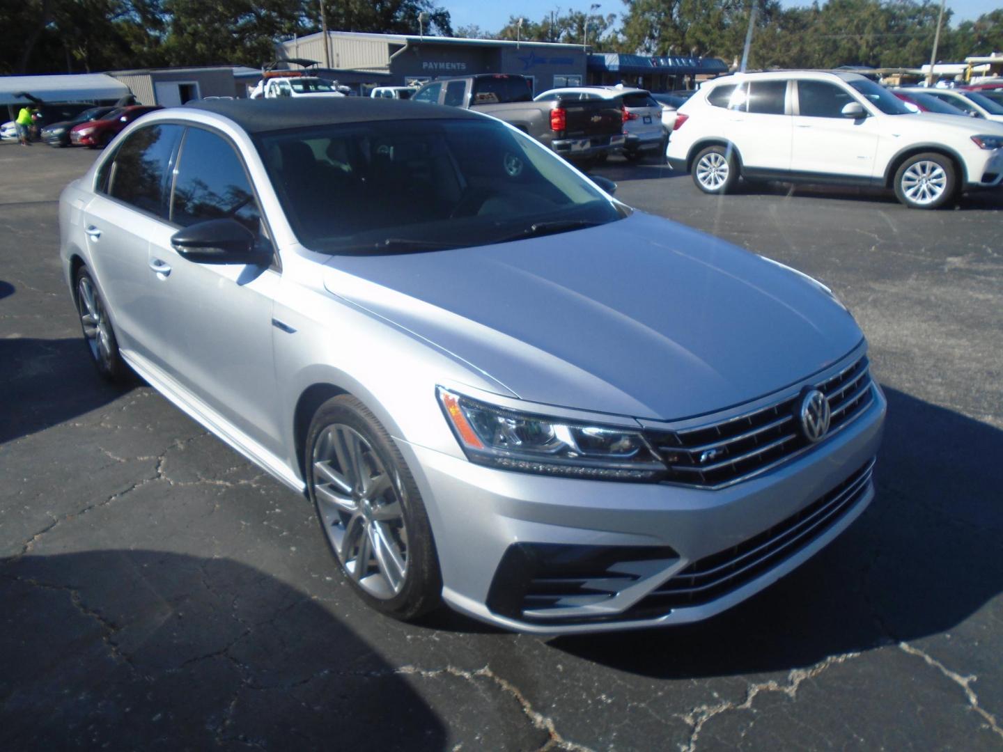 2018 Volkswagen Passat R-Line (1VWAA7A34JC) with an 2.0L L4 DOHC 16V engine, 6A transmission, located at 6112 N Florida Avenue, Tampa, FL, 33604, (888) 521-5131, 27.954929, -82.459534 - Photo#1