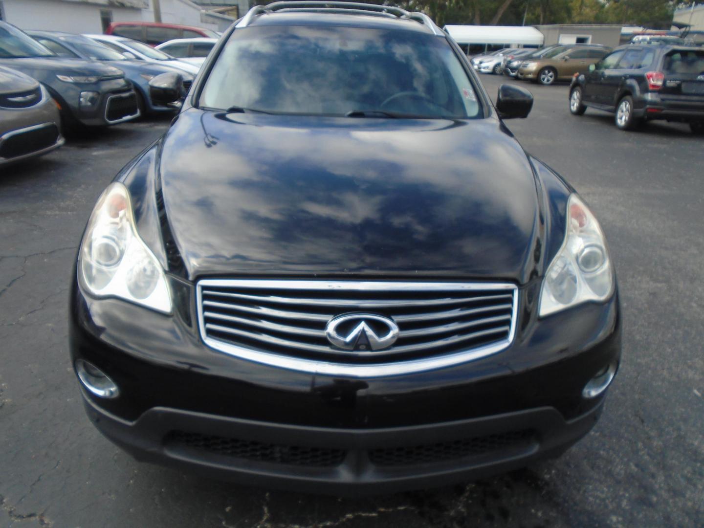 2011 Infiniti EX EX35 (JN1AJ0HPXBM) with an 3.5L V6 DOHC 24V engine, 5-Speed Automatic transmission, located at 6112 N Florida Avenue, Tampa, FL, 33604, (888) 521-5131, 27.954929, -82.459534 - Photo#1