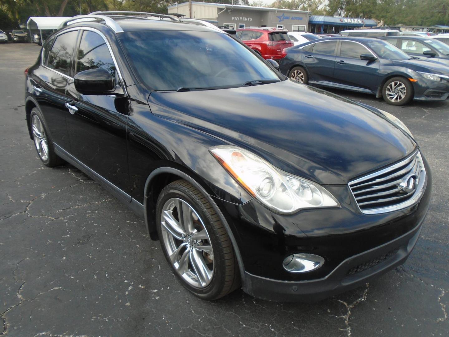 2011 Infiniti EX EX35 (JN1AJ0HPXBM) with an 3.5L V6 DOHC 24V engine, 5-Speed Automatic transmission, located at 6112 N Florida Avenue, Tampa, FL, 33604, (888) 521-5131, 27.954929, -82.459534 - Photo#2